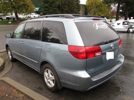 2005 TOYOTA SIENNA LE SKY BLUE 3.3L AT 2WD Z15085